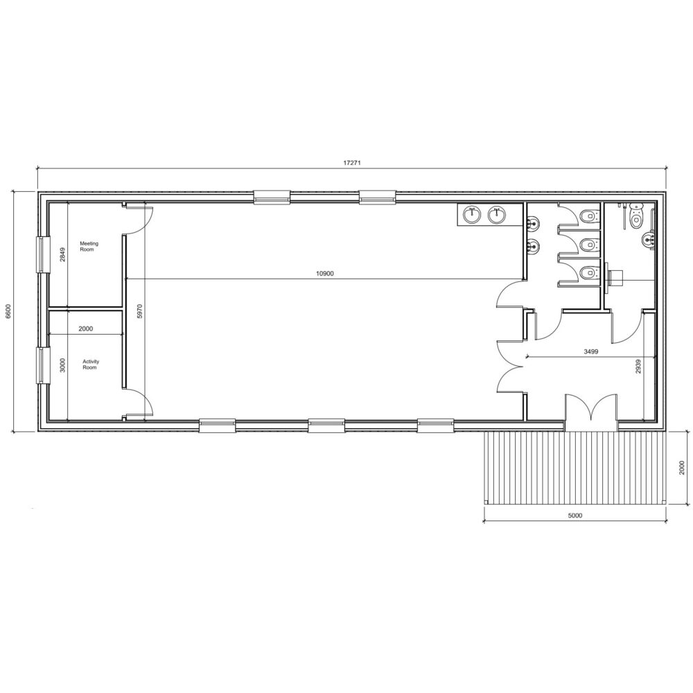 Nursery School Floor Plan Example